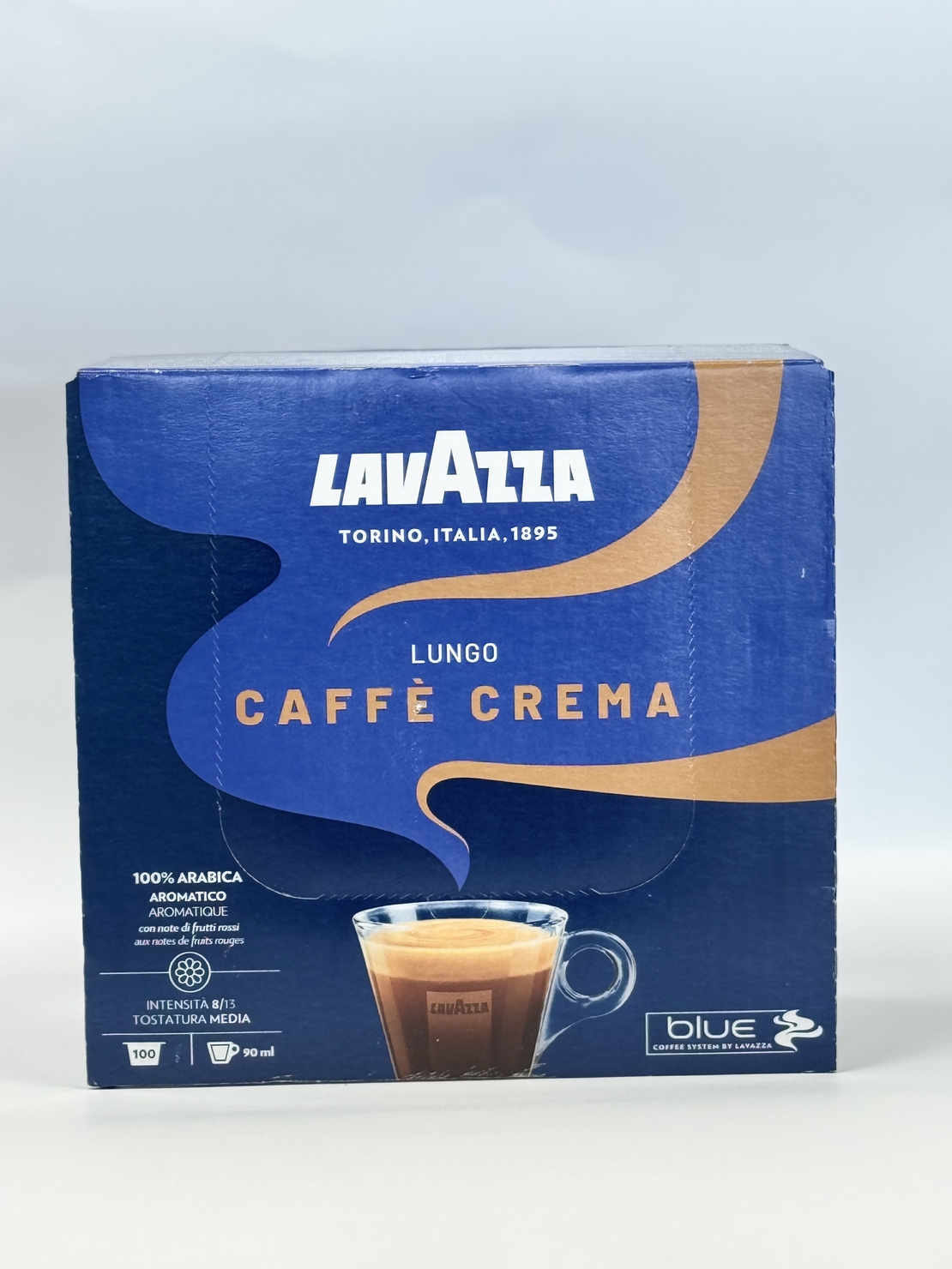 Кафе капсули Lavazza Blue Caffe Crema Lungo - 100 бр.