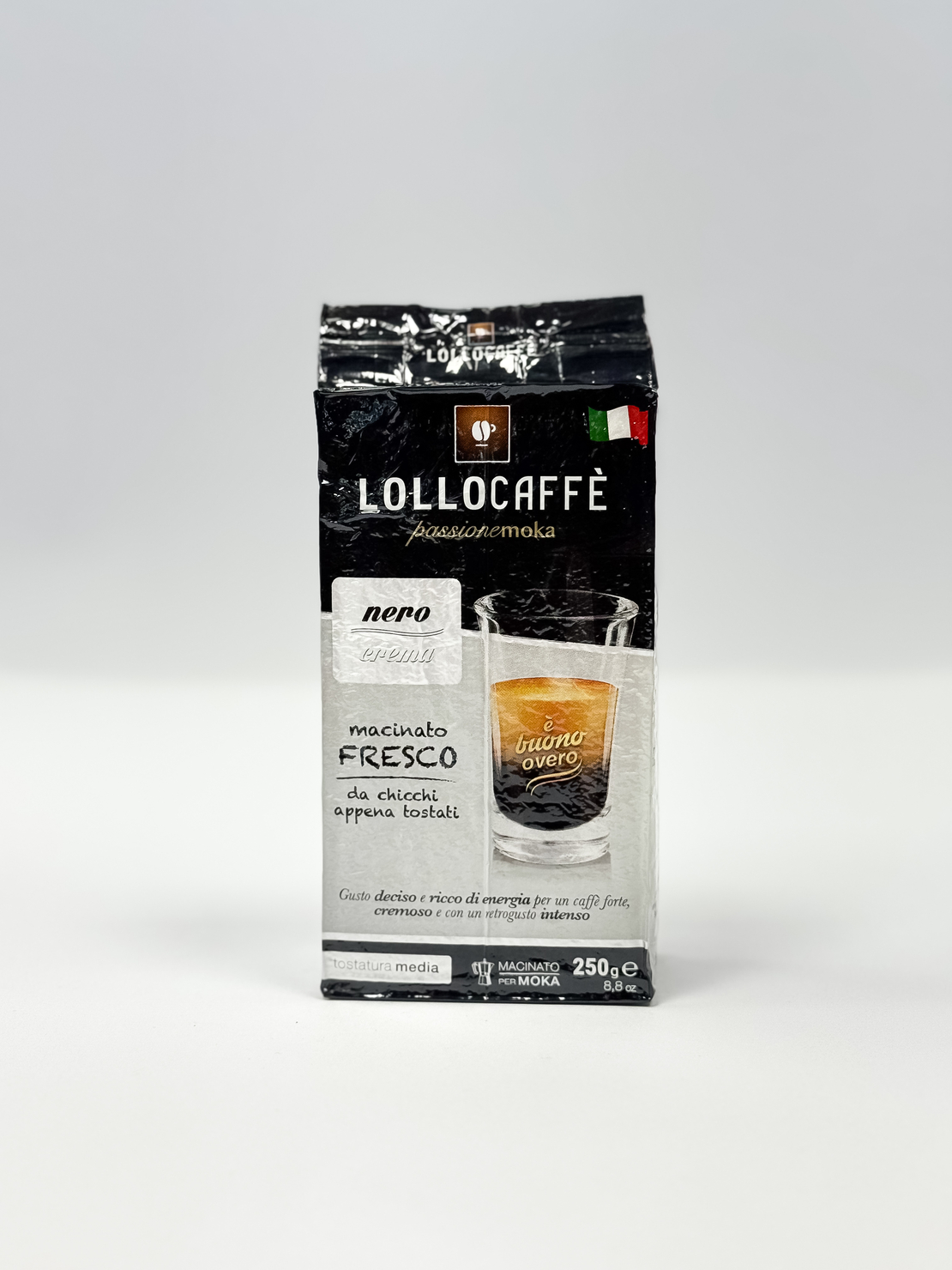 Мляно кафе Lollo Macinato Fresco Nero Crema 250 гр.
