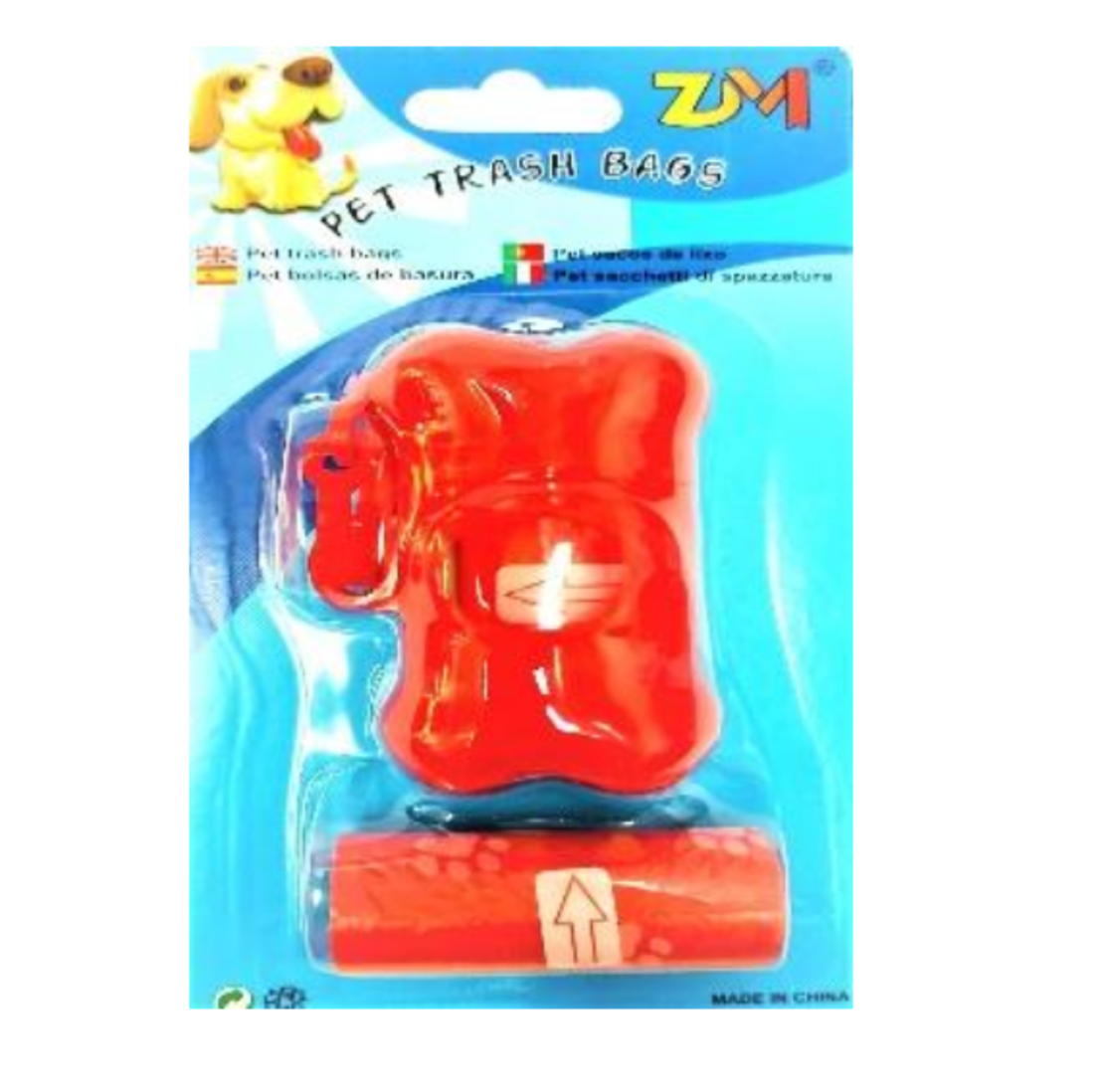 Кокалче с найлонови торбички за екскременти