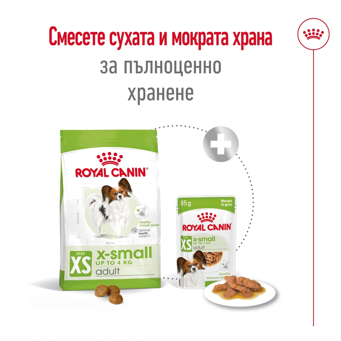 ROYAL CANIN® SHN X-SMALL ADULT – за кучета в зряла възраст от много дребни породи (тегло до 4 кг) - над 10 месеца