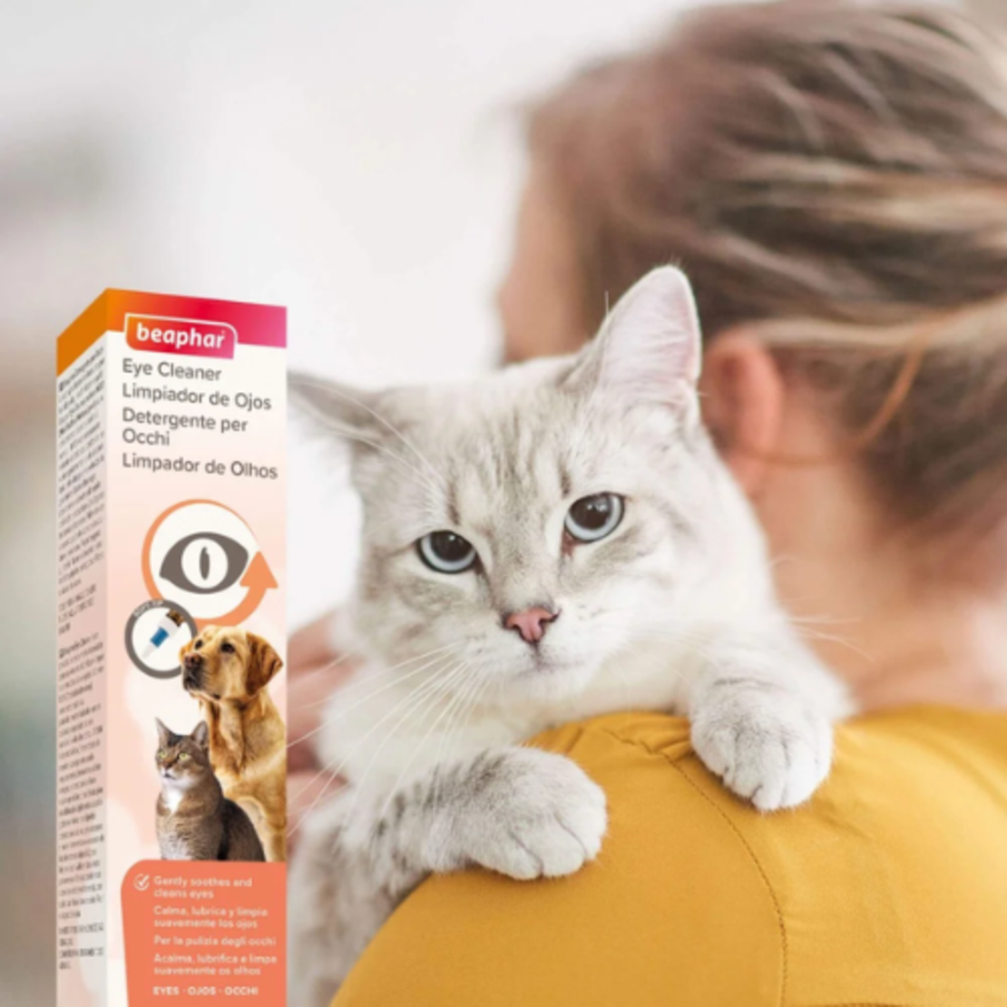 Beaphar Eye Cleaner – капки за очи за кучета и котки, 50 мл