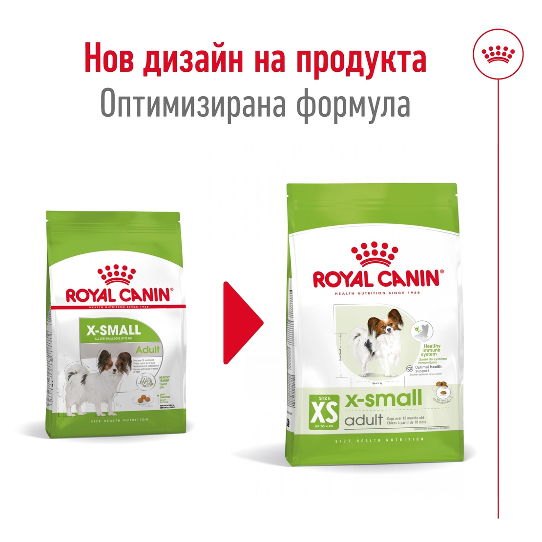 ROYAL CANIN® SHN X-SMALL ADULT – за кучета в зряла възраст от много дребни породи (тегло до 4 кг) - над 10 месеца