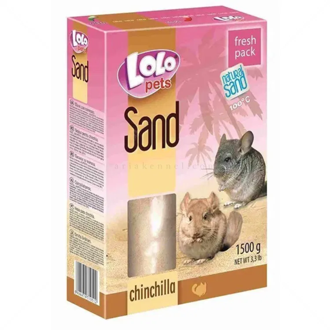 LOLO PETS Пясък за чинчили 1.5 кг