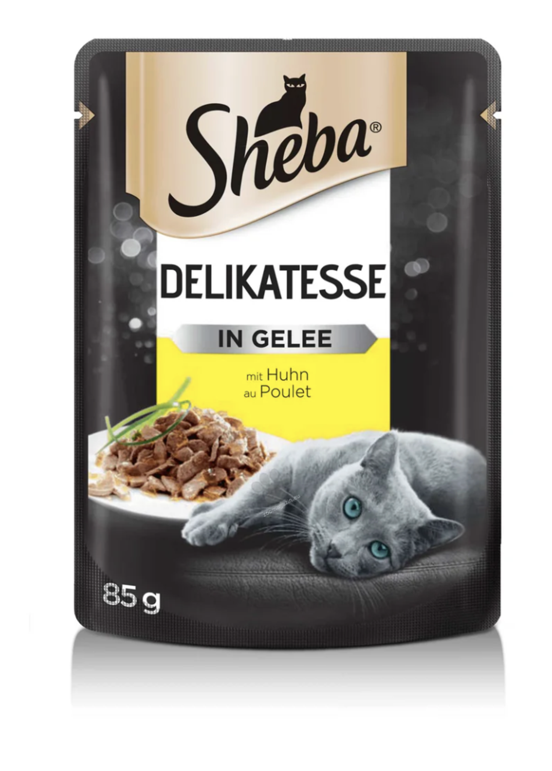 Sheba fine flakes Chicken in jelly - пауч с пилешко в желе 85 гр