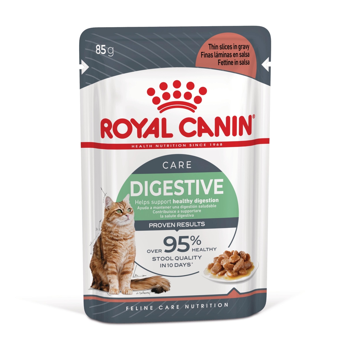 ROYAL CANIN® FCN CARE DIGEST SENSITIVE CAT за котки в зряла възраст (хапки в сос)