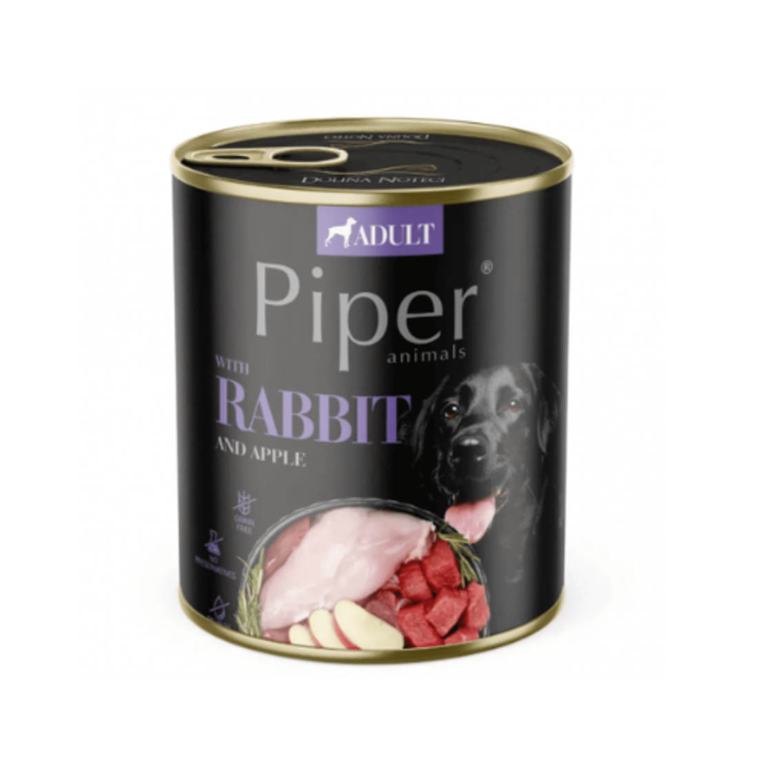 Piper Adult Rabbit & Apples - консерва със заешко, 800 гр