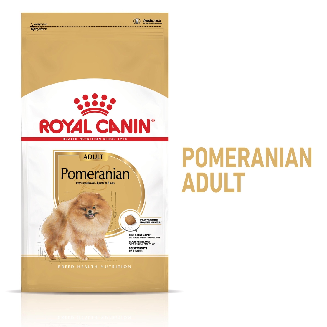 ROYAL CANIN® BHN POMERANIAN ADULT за кучета в зряла и напреднала възраст порода померани – над 8-месечна възраст