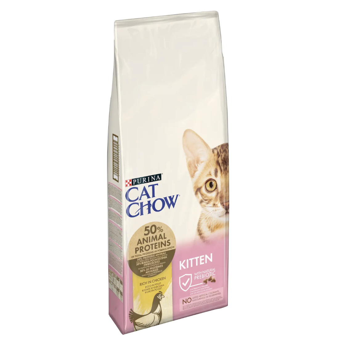 PURINA® CAT CHOW® KITTEN, за малки котенца, Пиле, суха храна