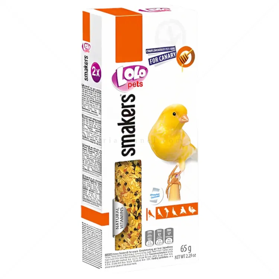 Крекери с мед за канари LOLO PETS 2 бр/65 гр