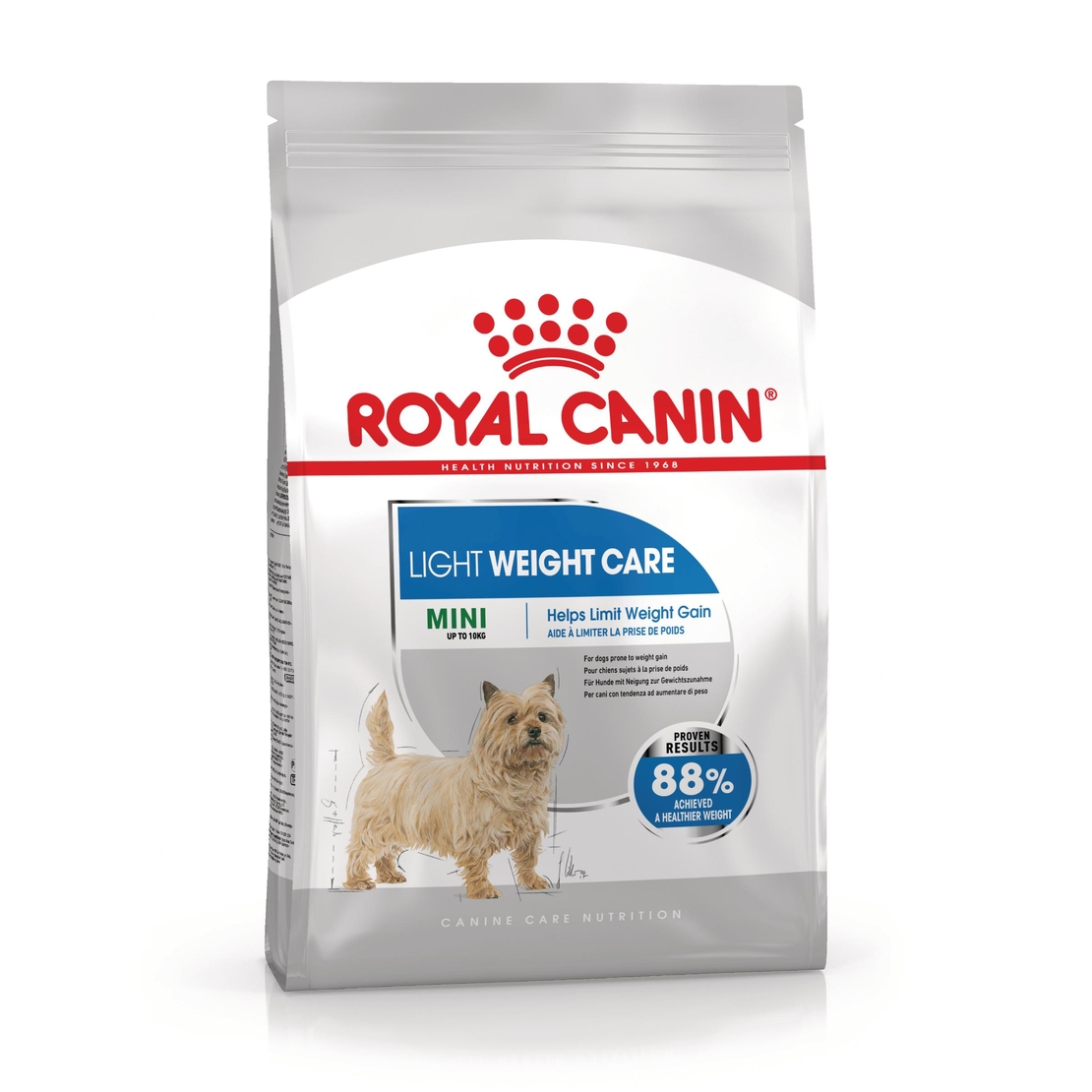 ROYAL CANIN® CCN MINI LIGHT WEIGHT CARE за кучета в зряла и напреднала възраст от дребни породи (от 1 до 10кг) - над 10 месеца - кучета със склонност към натрупване на наднормено тегло