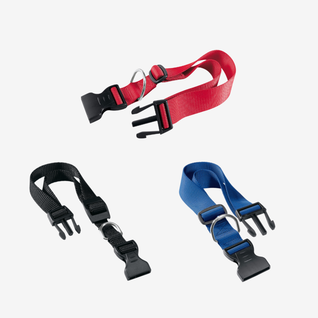 Ferplast Нашиийник за куче CLUB C40/70 - черен, син, червен