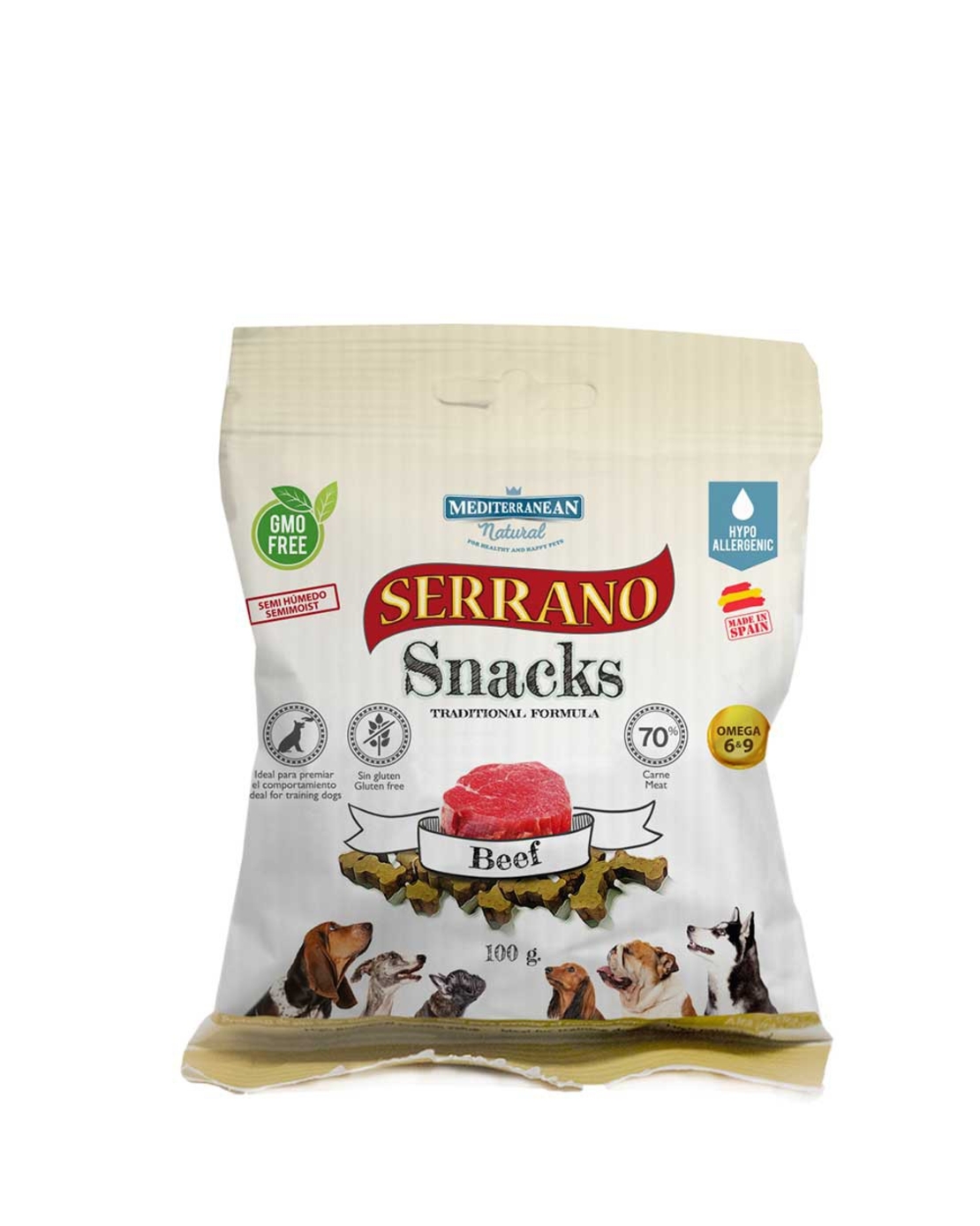 Serrano Snack for Dog Beef меко лакомство с вкус на телешко