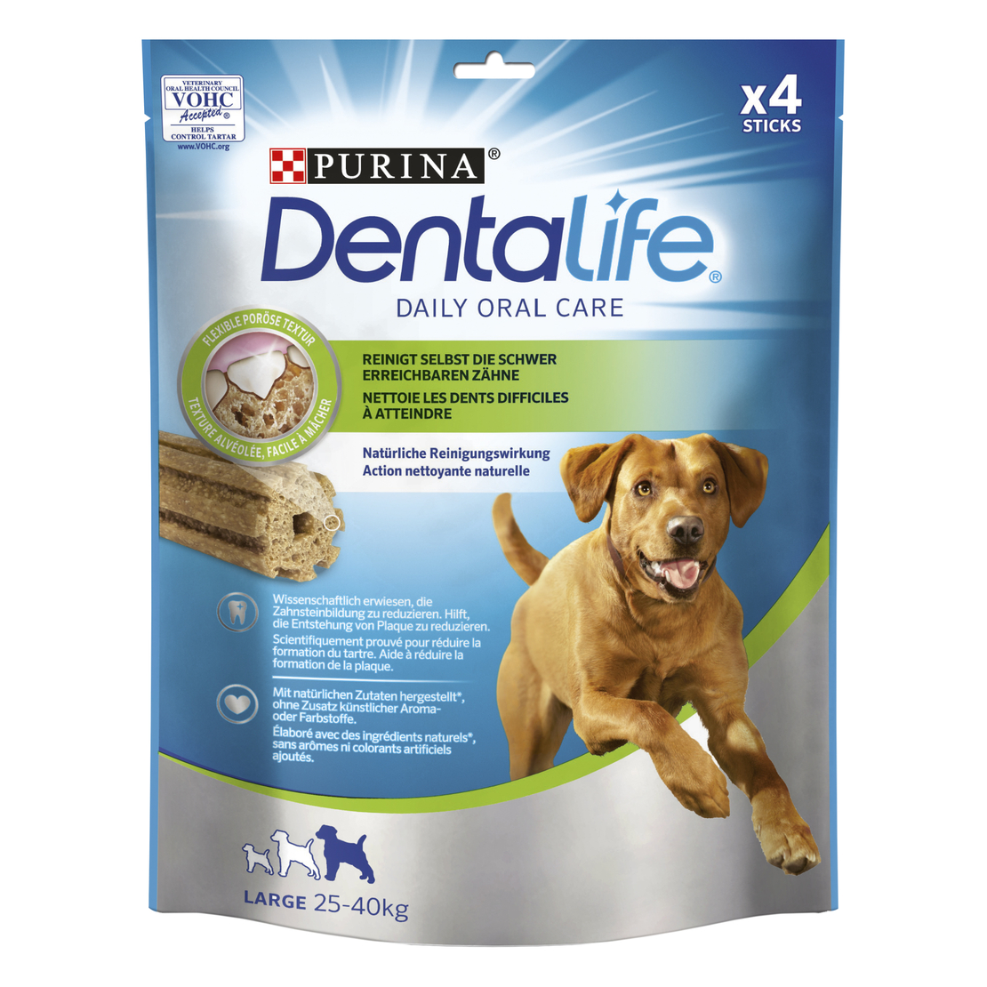 PURINA® DENTALIFE® Sticks Допълваща храна - лакомсво за кучета от едри породи