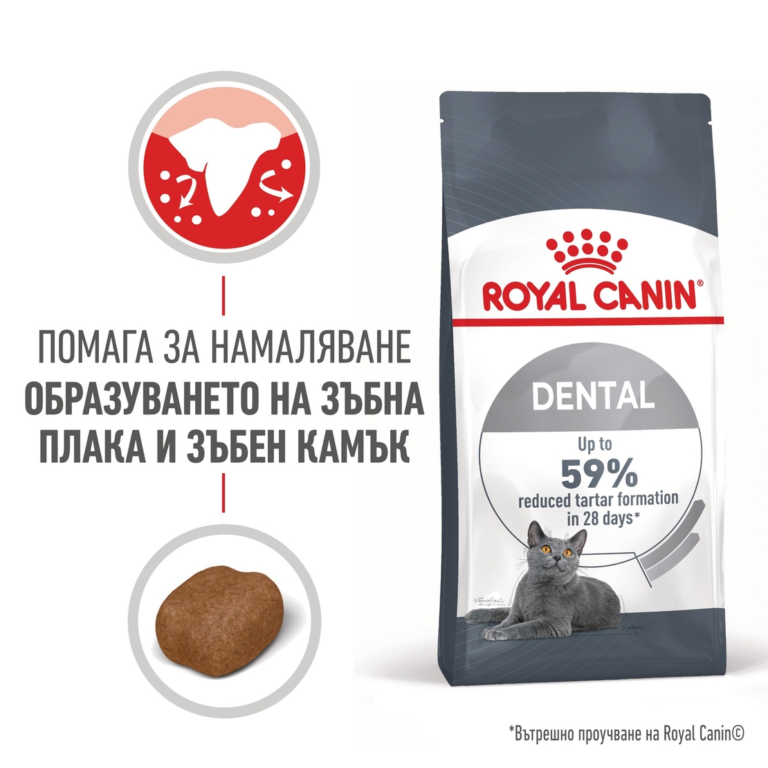 ROYAL CANIN® FCN DENTAL CARE CAT за котки в зряла възраст