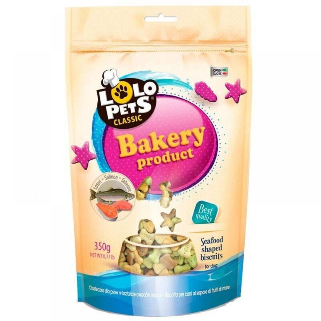 Lolo Pets Бисквитки за Куче с Аромат на Сьомга 0.350 гр