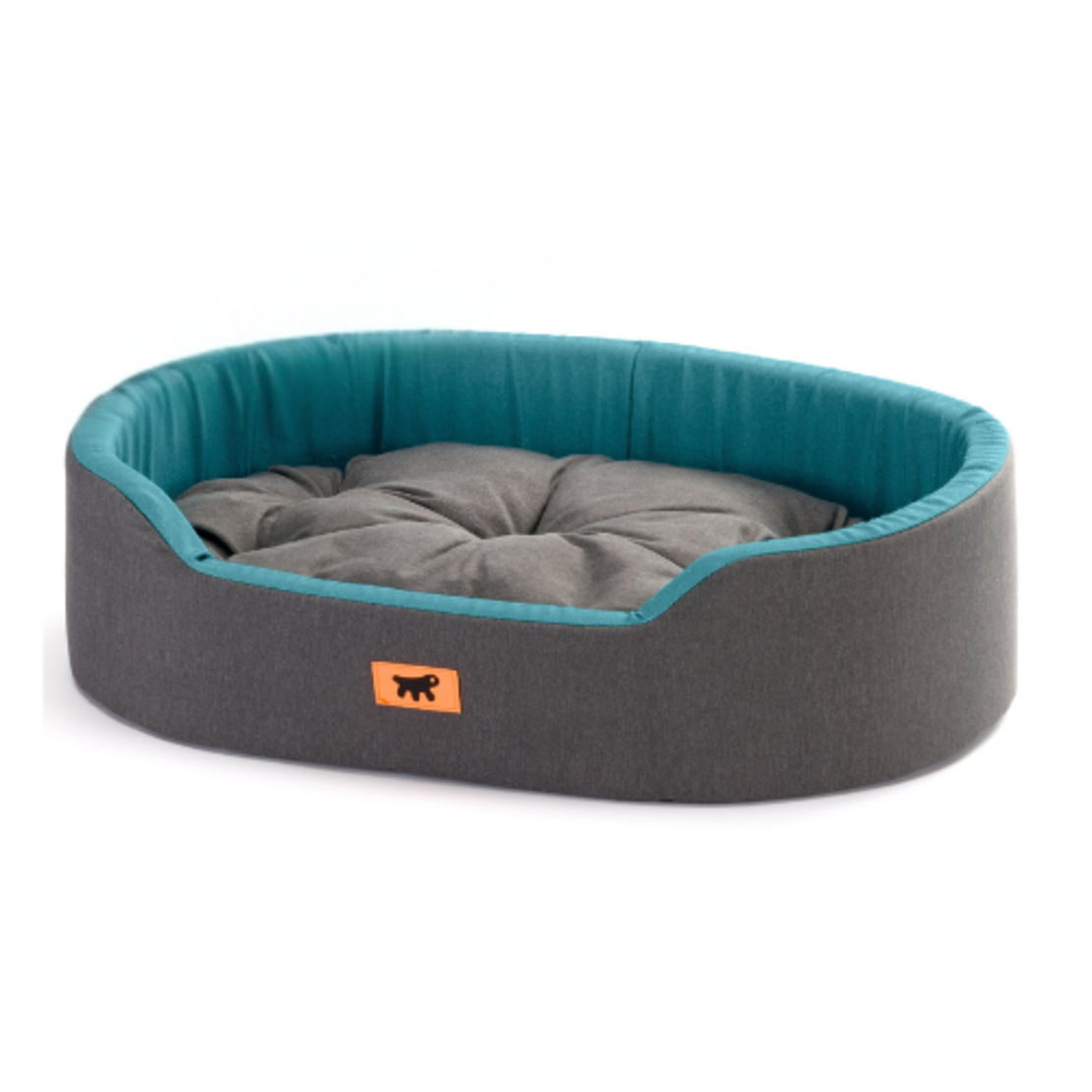 Памучно легло без плюш 45х35х13 см сиво (3 цвята) зелено, синьо, лилаво Ferplast DANDY 45