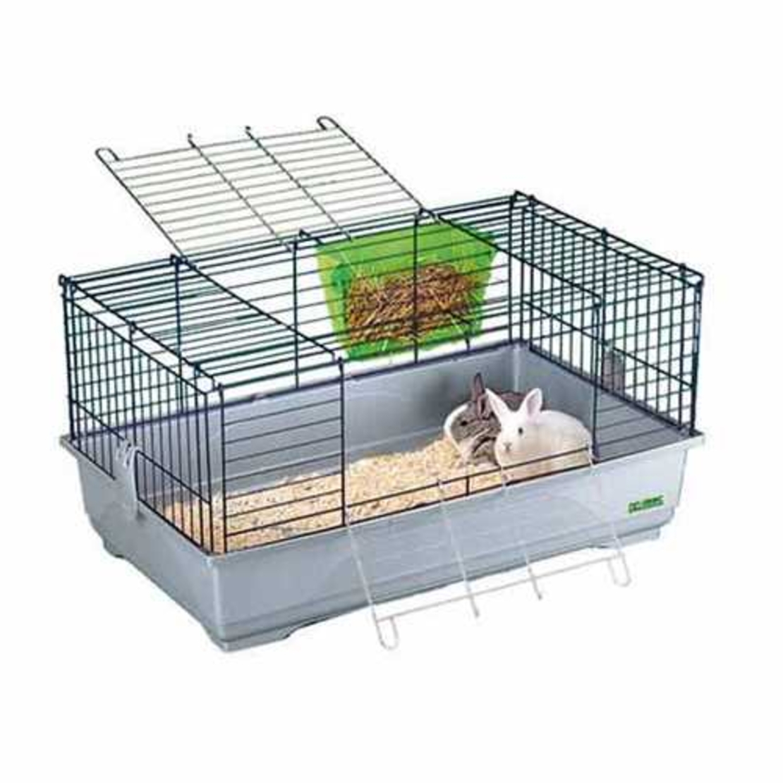 Клетка за гризачи EASY 80 бяло/сиво, 80/48,5/42 см