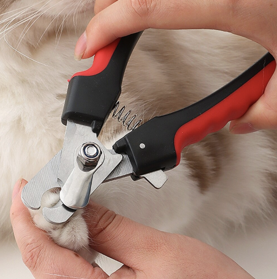 Нокторезачка за животни, с пила, ергономичен дизайн, неръждаема стомана, за малки кучета