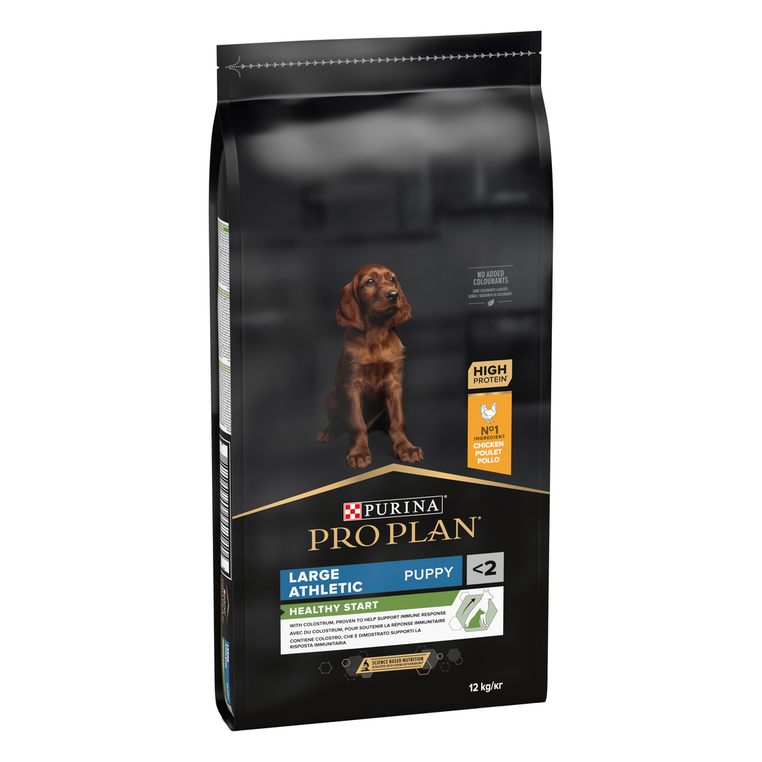 PURINA® PRO PLAN® Dog Large Puppy Athletic HEALTHY START за малки кученца от едри атлетични породи, суха храна, с високо съдържание на пиле