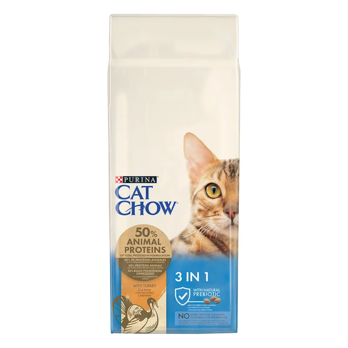 PURINA® CAT CHOW®  3in1 с Naturium™, Пуйка, суха храна