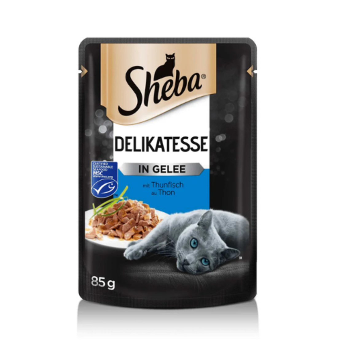Sheba select Slices Tuna in gravy - с филенца риба тон в сос грейви 85 гр