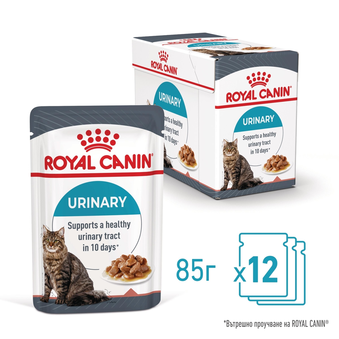 ROYAL CANIN® FCN CARE URINARY за котки в зряла възраст (хапки в сос)