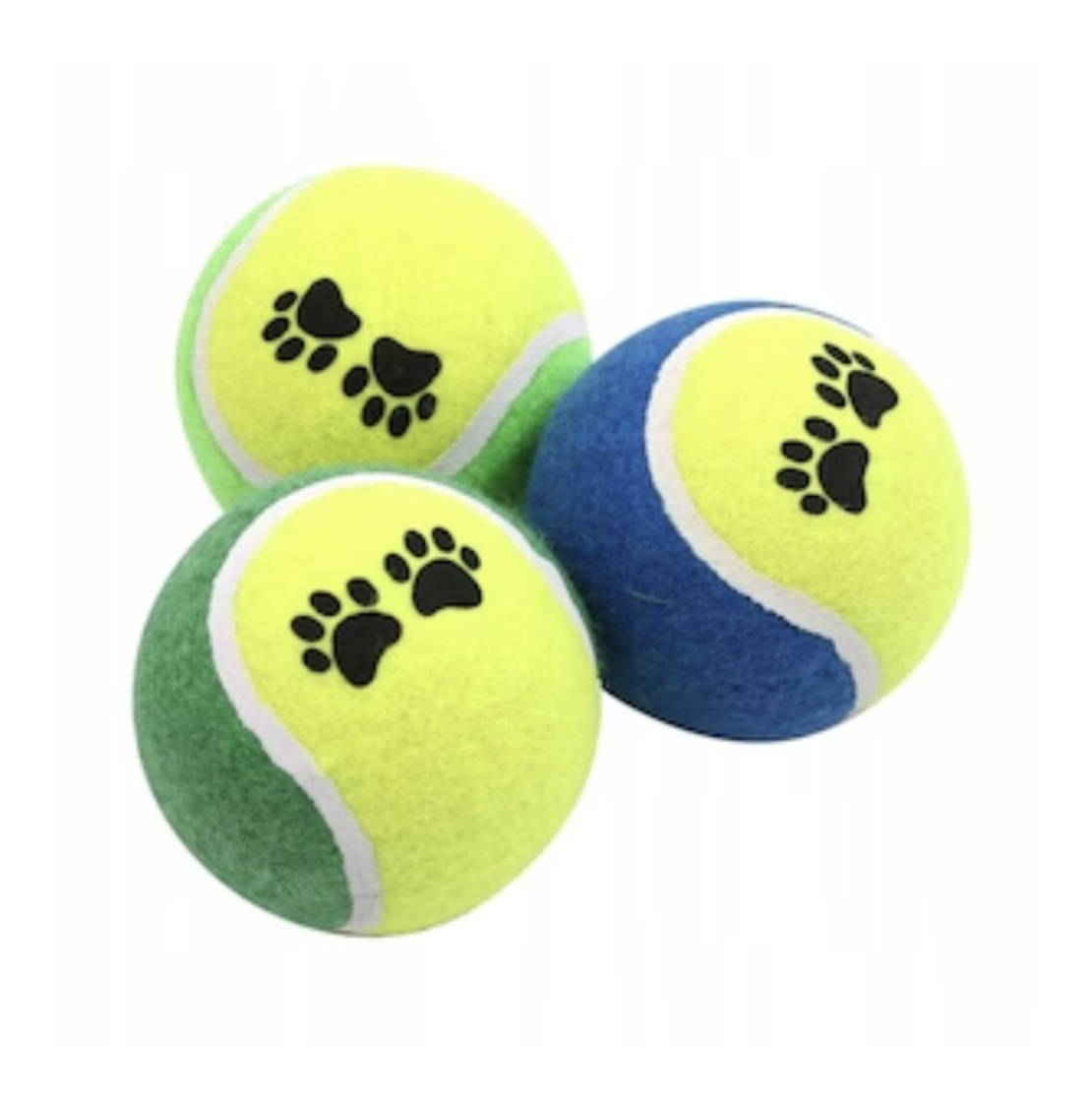 Играчка за кучета – комплект 3 бр. топки за тенис, 9 см