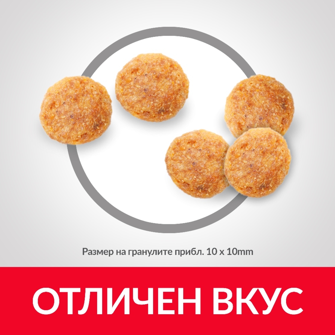 Hill's Science Plan Feline Adult Sensitive Stomach & Skin Chicken - Пълноценна суха храна за  котки над 1 година с чувствителен стомах и кожа, с пилешко