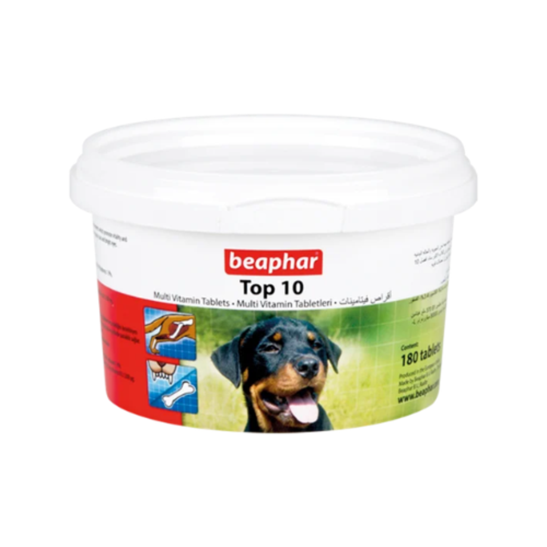 Beaphar Top 10 Multi Vitamin витамини за кучета, 180 таблетки