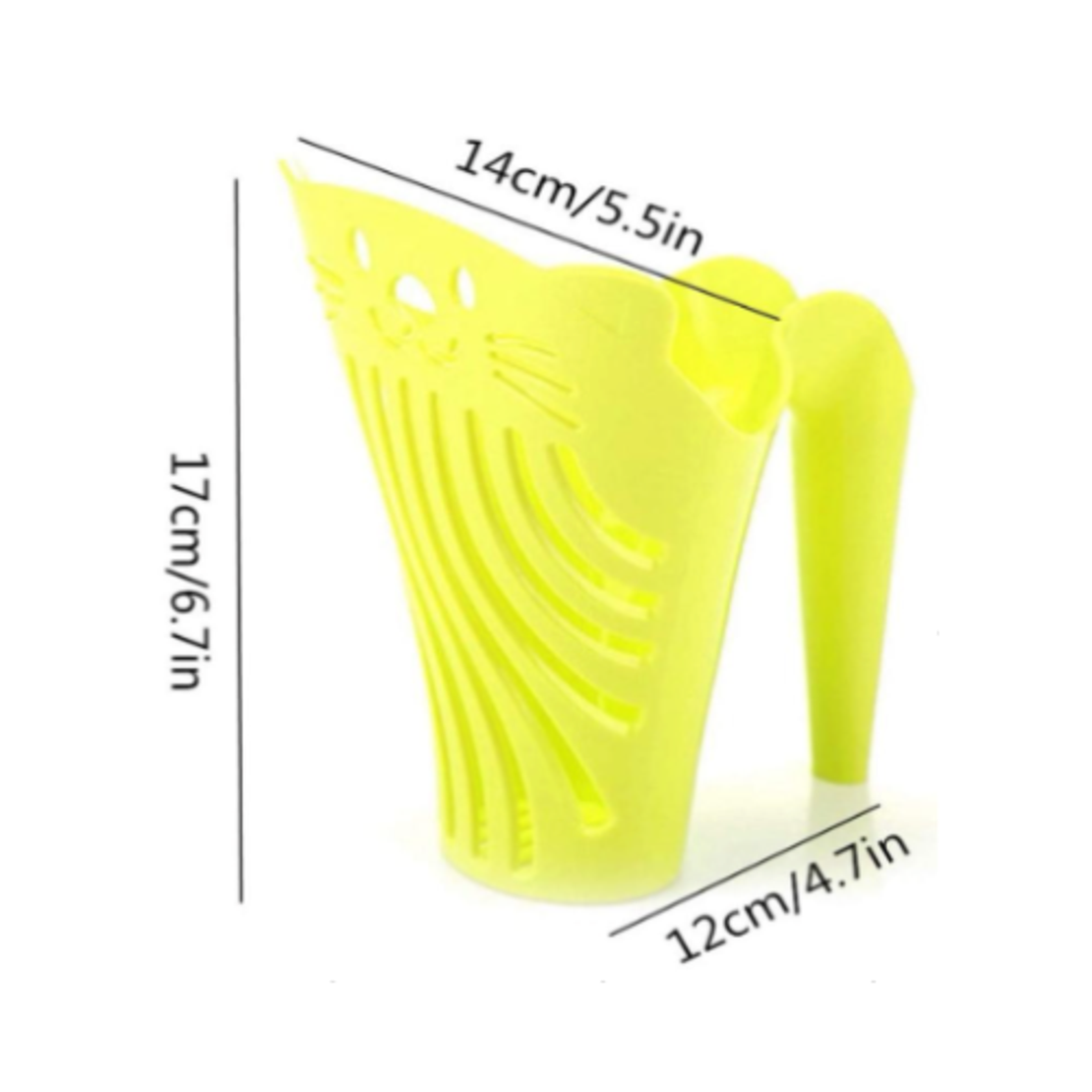 Премиум лопатка за котешка тоалетна – пластмаса, 17x14x12 см