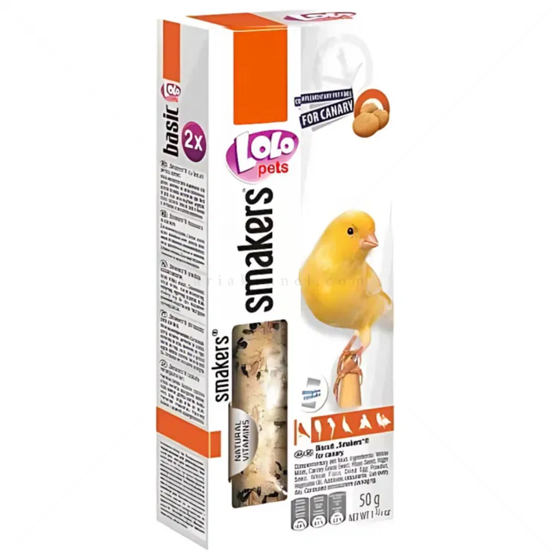 Крекери с бисквити за канари LOLO PETS 2 бр/50 гр