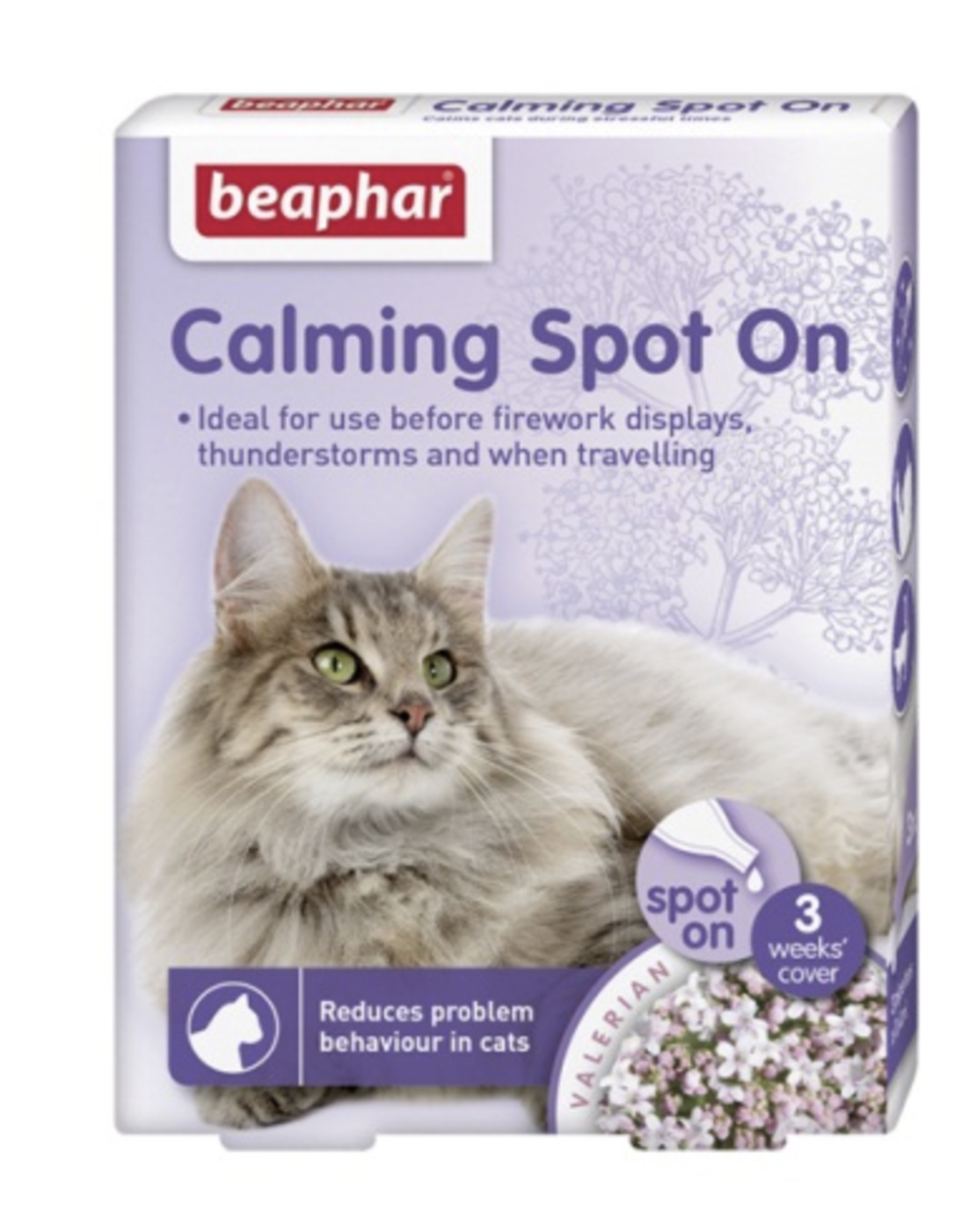 Beaphar Успокояващи пипети за котки - Calming Spot On, 3 бр.