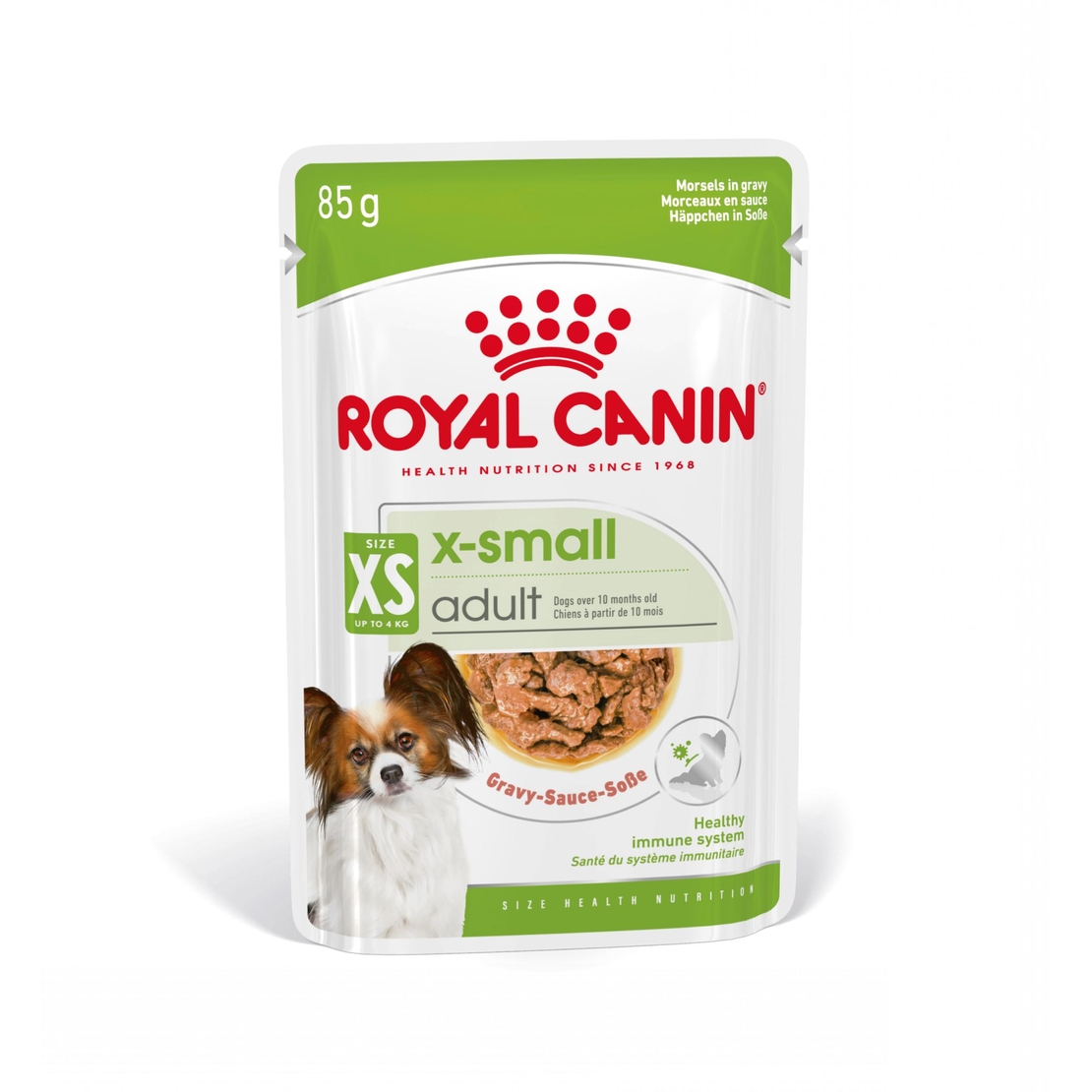 ROYAL CANIN® SHN X-SMALL ADULT - за кучета в зряла възраст от много дребни породи (тегло в зряла възраст до 4кг) – от 10 месеца до 8 години