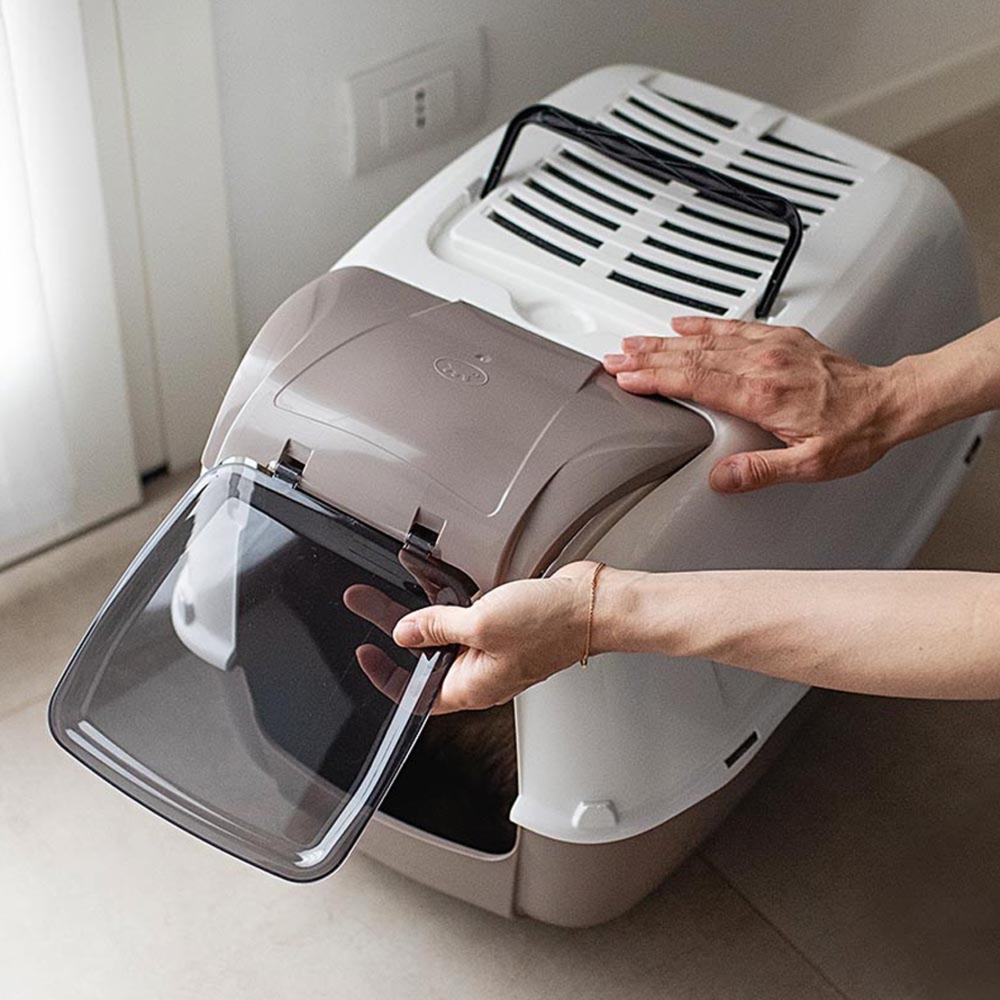 Котешка тоалетна с отвор на тавана Ferplast PRIMA CABRIO