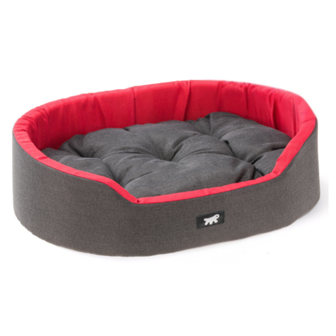 Памучно легло без плюш 45х35х13 см сиво (3 цвята) зелено, синьо, лилаво Ferplast DANDY 45