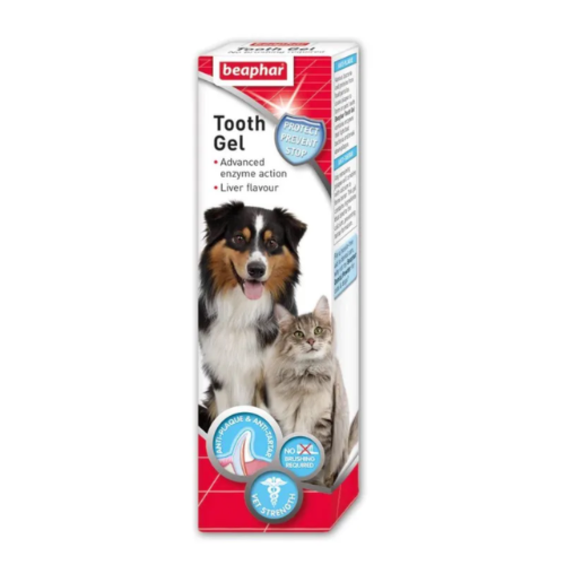 Гел за почистване на зъби Beaphar за кучета и котки, 100 гр