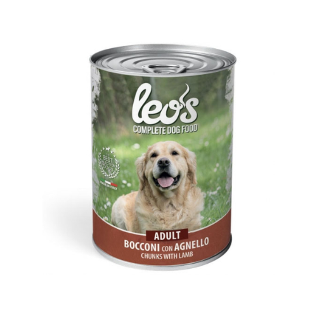 Leos Adult с агнешко – консерва хапки в сос, 415 гр