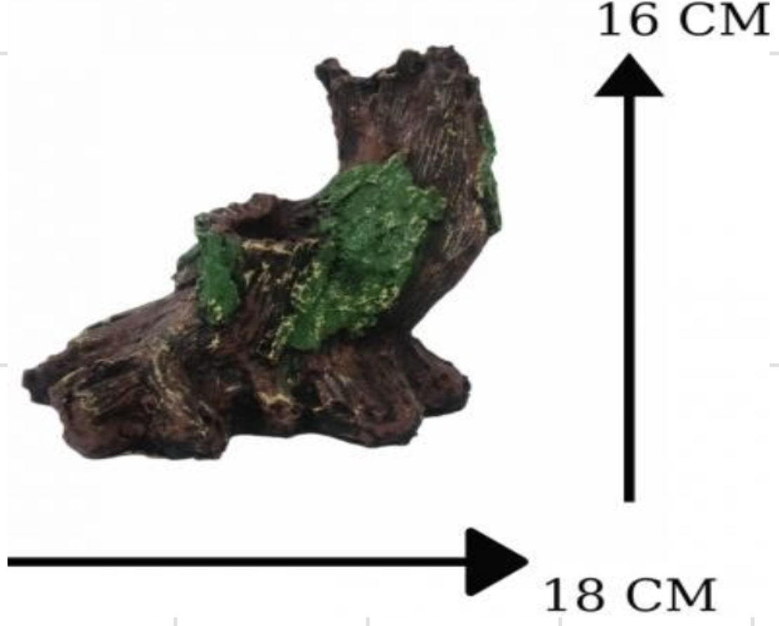 Керамична декорация за аквариум - корен на дърво прав
