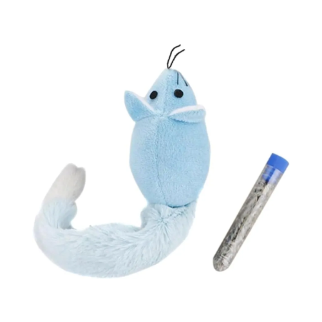 Играчка за котки – плюшена мишка с котешка мента (катнип), 28 см