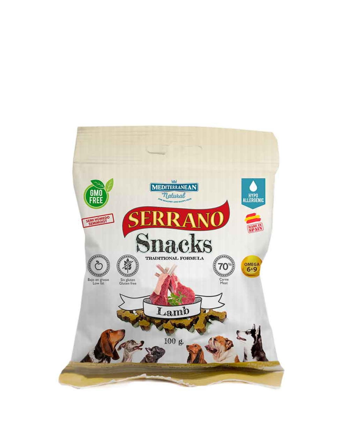 Serrano Snack for Dog Lamb меко лакомство с вкус на агнешко
