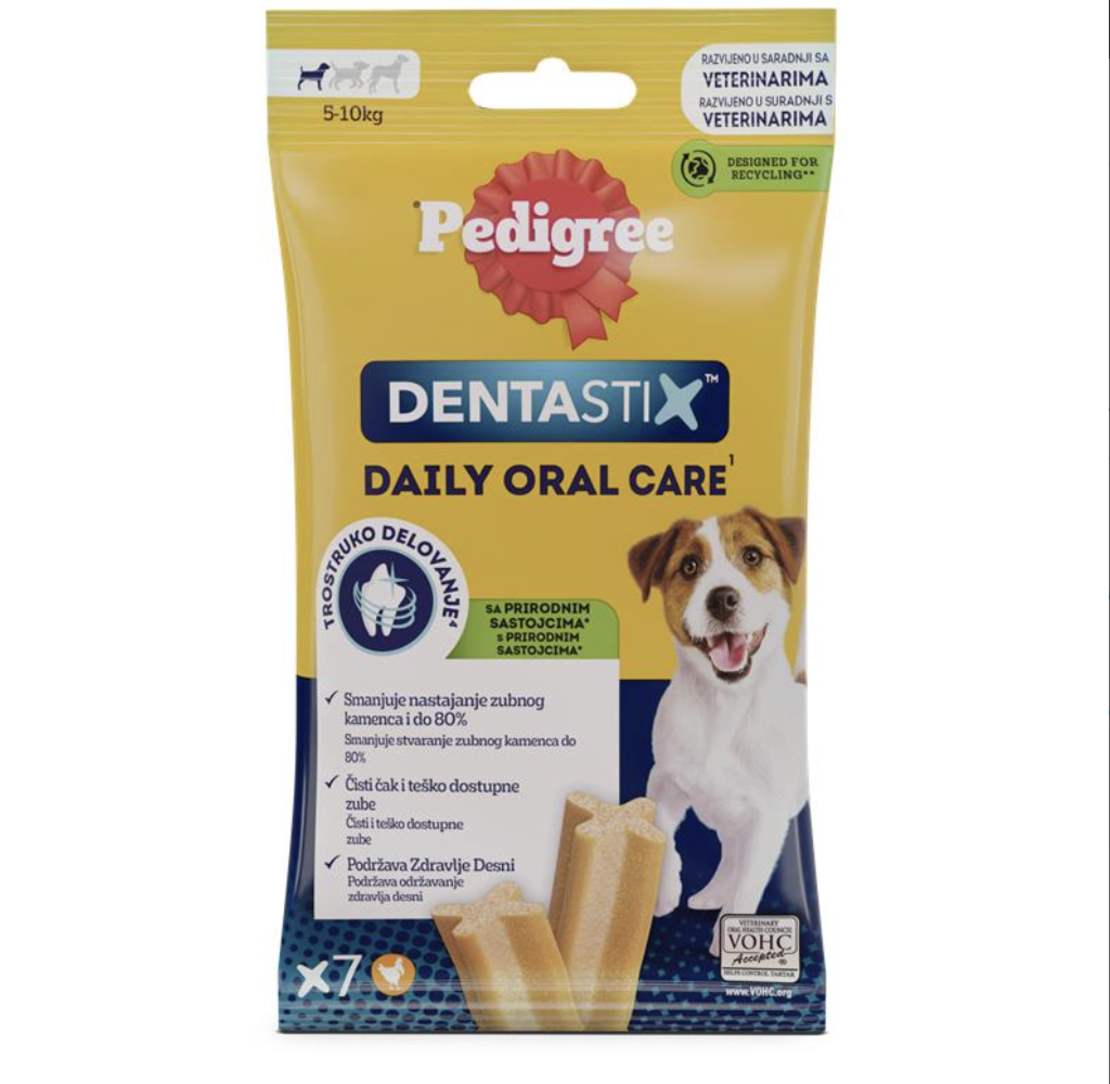 PEDIGREE Дентастикс Моно малки породи 7 бр./110 гр