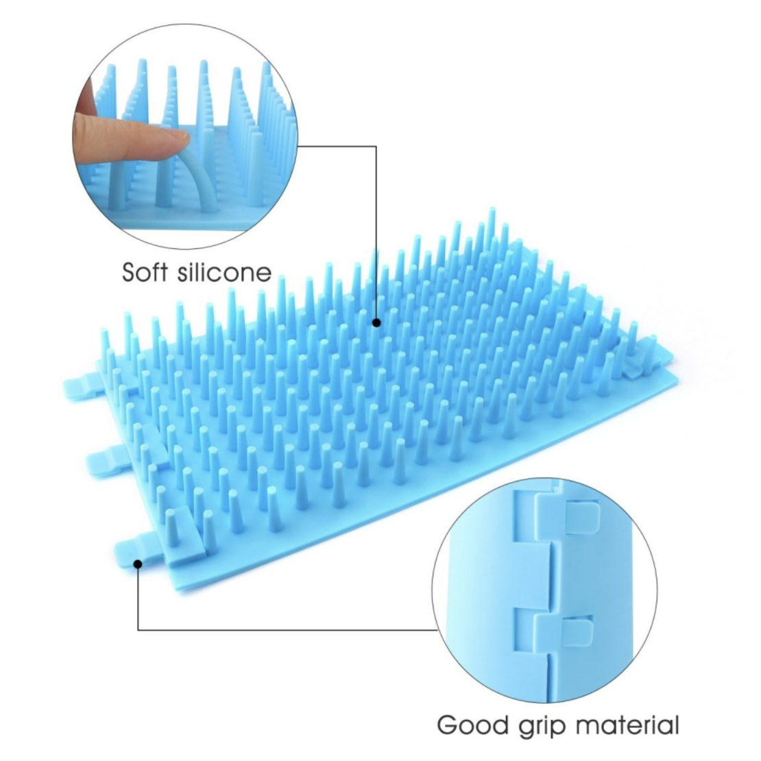Съд за измиване на лапи на домашен любимец - синьо