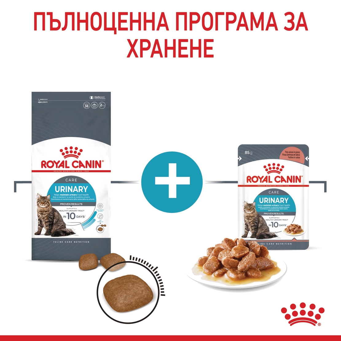 ROYAL CANIN® FCN URINARY CARE CAT за котки в зряла възраст