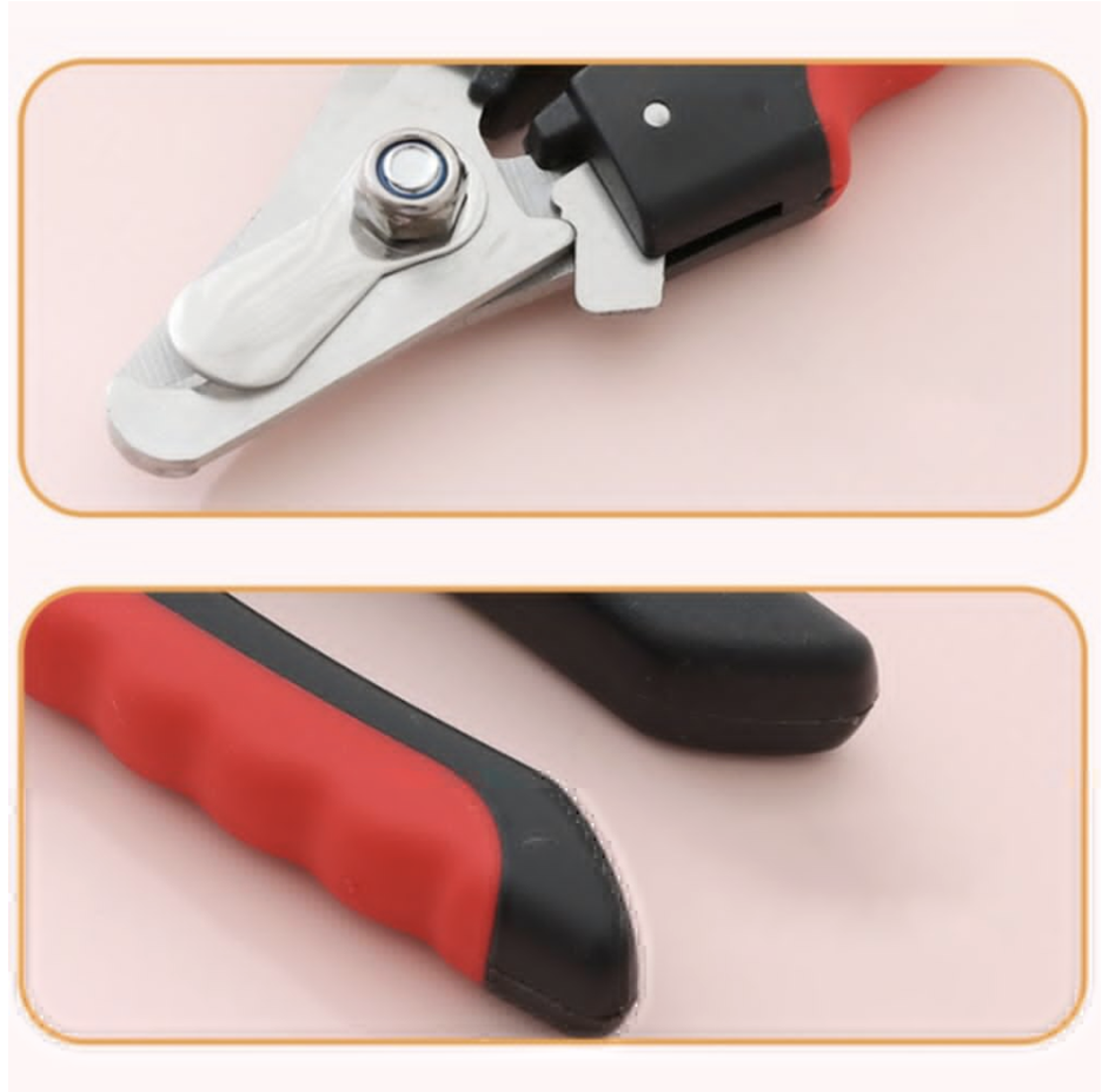 Нокторезачка за животни, с пила, ергономичен дизайн, неръждаема стомана, за малки кучета