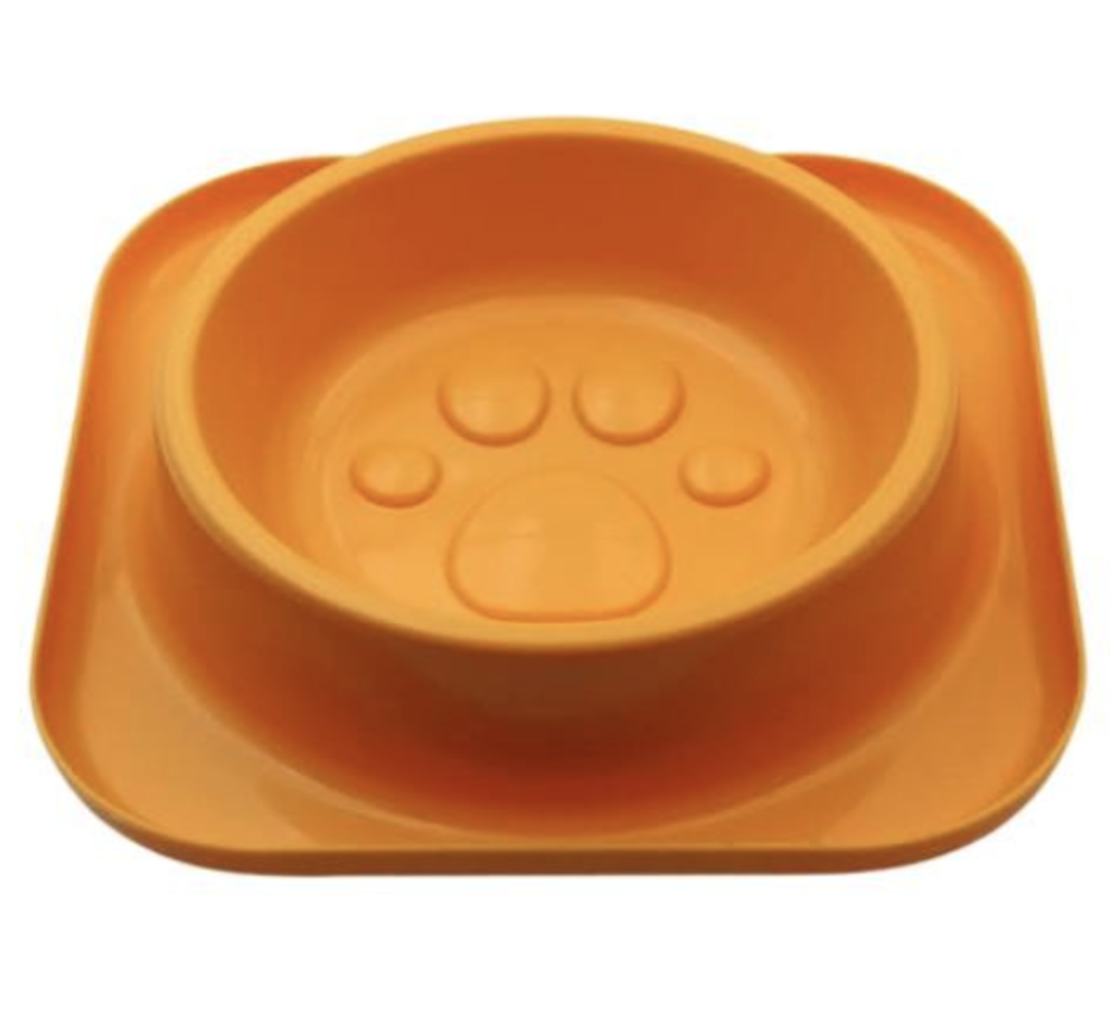 Купа за куче с лапичка и подложка – 0.4 л