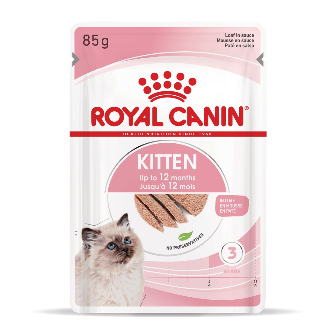 ROYAL CANIN® FHN KITTEN за 2-ра фаза на растеж при подрастващи котенца до 12 месеца (пастет)