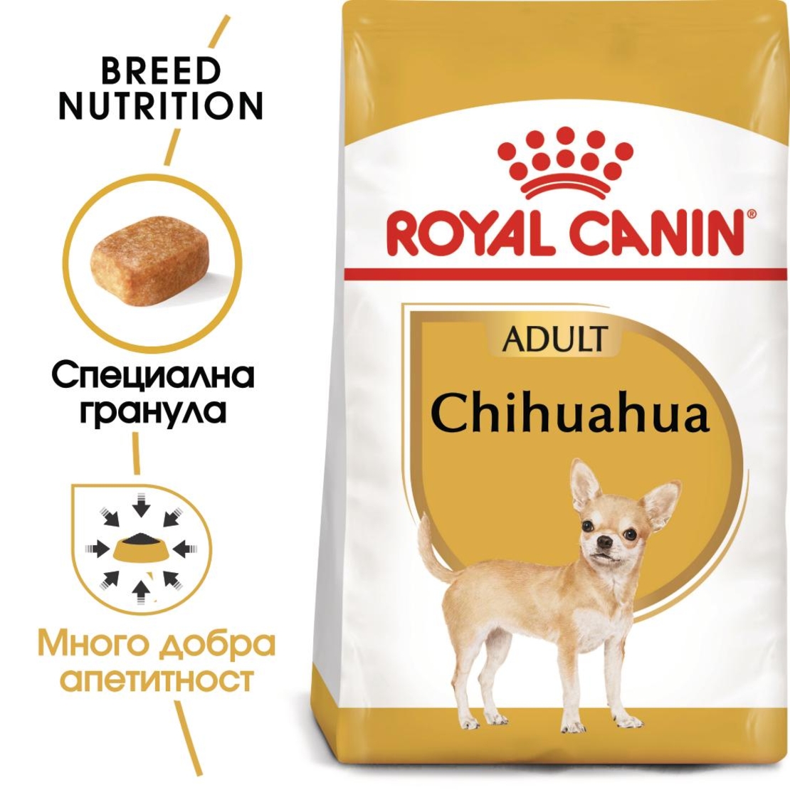 ROYAL CANIN® BHN CHIHUAHUA ADULT - за кучета порода чихуахуа на възраст над 8 месеца 1.5 кг