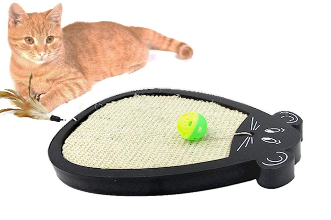 Драскало за коте под формата на мишка с топче