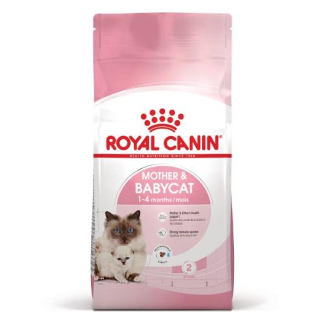 ROYAL CANIN® FHN MOTHER & BABYCAT за женски котки и техните подрастващи котенца – за котки през периода на бременността и кърмене – 1-ви етап на растеж на котенцата (от 1 до 4 месеца) до периода на отбиване