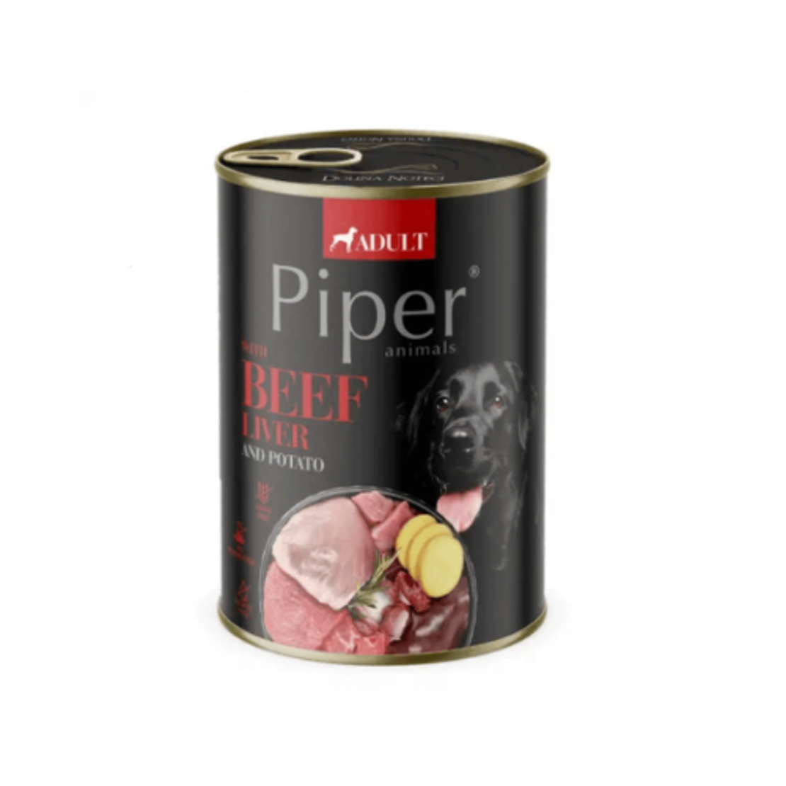 Piper Adult Beef Liver & Potatoes - консерва с телешко, 400 гр